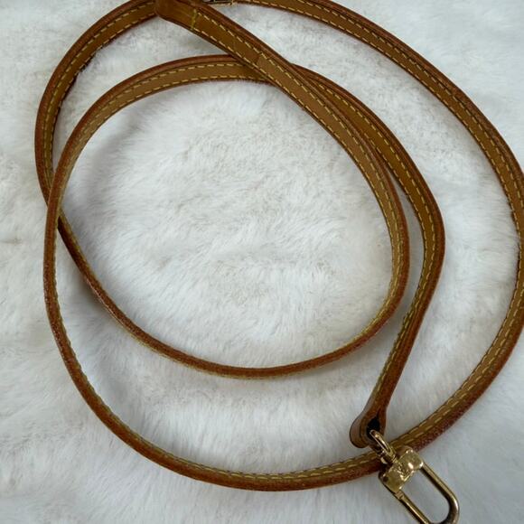 Louis Vuitton Brown Monogram Mini Speedy Crossbody Bag with LV Strap - Picture 14 of 15